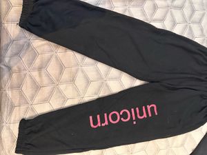 Kids Unicorn Black Long Sleeve Set