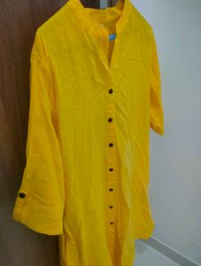 Yellow Kurta Palazzo Set