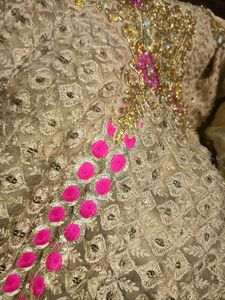 Party Wear Golden 3 piece suit