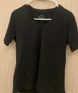 Classic Black V-Neck T-Shirt