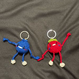 long limbed fruits keychain(set of 2)