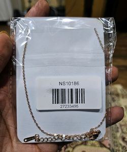 Zircon Heart Magnetic Clover Necklace - Rose Gold