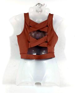 Rusty Brown Crop Top (Women)