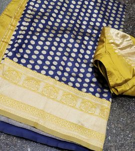 [NEW]Soft Silk Saree With Blouse