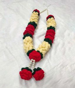 Handmade Crochet Garland Necklace