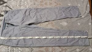 Men's Stretchable Grey Trousers (one time wear)