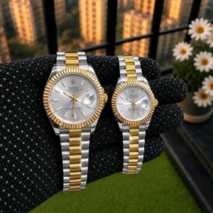 Rolex Datejust Two-Tone Watch Pair COUPLE WATCHES