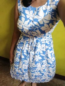 Blue &amp; white Dress