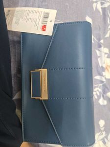 Stylish Blue Clutch Bag