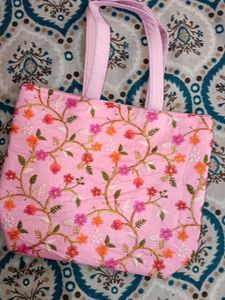 Embroidered Tote Bag