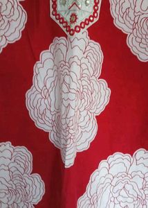 🆕 🆕Stylish Red Floral Kurta Set