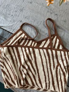 Zebra Print Cami Top