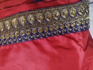 🔴Designer Saree with Blouse