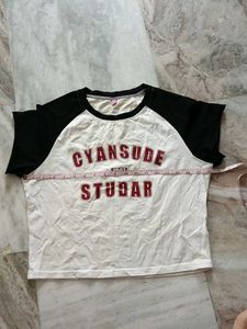 Graphic Print Raglan T-Shirt