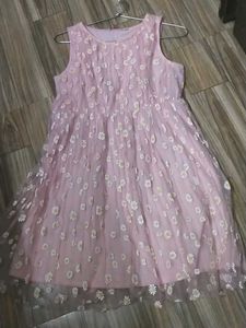 Beautiful Pink Floral Daisy Dress