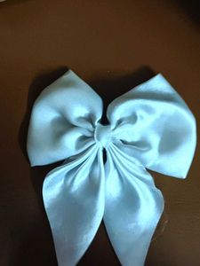 aesthetic white korean style bow
