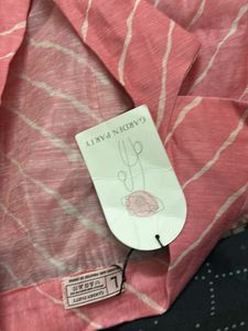 Pink Striped Cotton blezzer