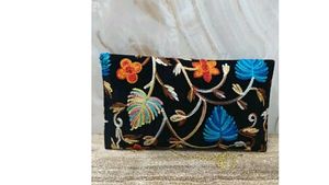 KASHMIRI THREAD WORK WOMEN'S CLUTCH (Totally New