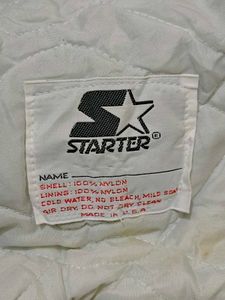 Vintage 1980s Starter Satin Bomber Jacket