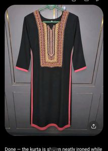Elegant Embroidered Kurta