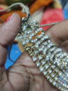 Beautiful Necklace With Long Earring