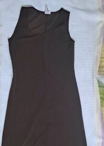 Chocolate Brown Shimmer Bodycon Dress