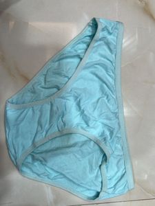 Light Blue Cotton Briefs