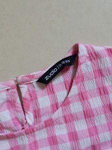 Cute Pink Gingham Dress