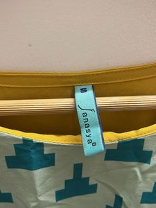 Stylish Yellow &amp; Teal Kurta