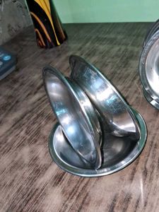 Set of 6 Vintage Metal Bowls