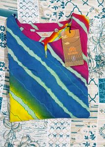 Anouk Vibrant Striped Kurta