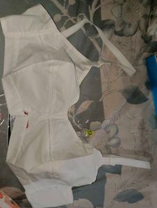 White Cotton Bra and shirt combo