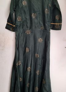Dark Green Dress