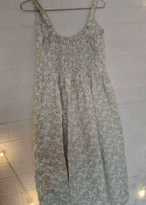 Floral Button-Down Midi Dress