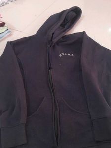 like New  Dark Navy Zip-Up  जैकेट