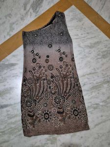 Stylish One-Shoulder Printed Dress