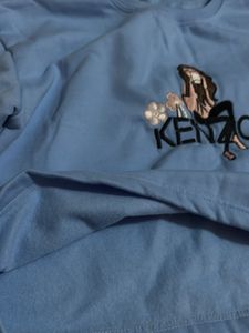 Light Blue Kenzo Graphic Sweatshirt