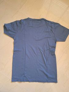Men's Blue Strechable Tshirt