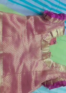 Baby Pink Pavadai Sattai