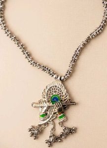 15% SALE OFFER 🔥Long Krishna Pendant Necklace