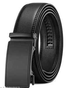 Stylish Black Leather Belt Combo