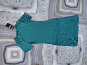 Teal T-Shirt Dress