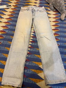 Light Wash Wide Leg Jeans