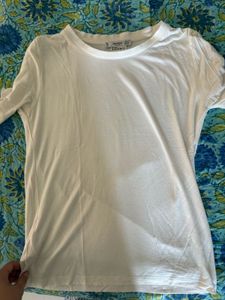 Mango Basic White T-Shirt