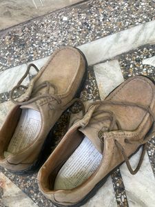 Woodland Comfortable Brown Casual Shoes