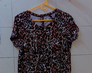 Trending Tiger Print Cute Top
