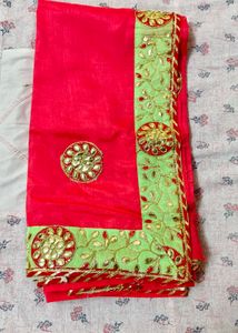 Unused new Gota patti saree