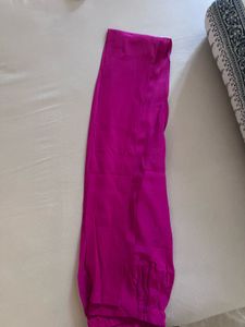 Stunning Pink Kurta Set with Gold Embellishments