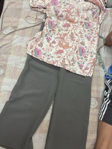 Floral Print Cotton Kurta