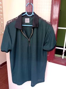 Men's Green Polo T-Shirt